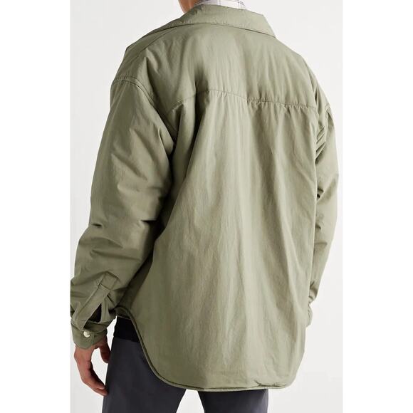 John Elliott Suffolk Overshirt Button Up Sage Men’s Size Small - Picture 2 of 4